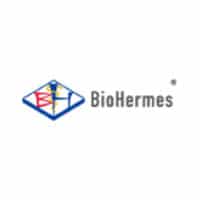 အဖြူရောင်နောက်ခံတွင် Biohermes လိုဂို။