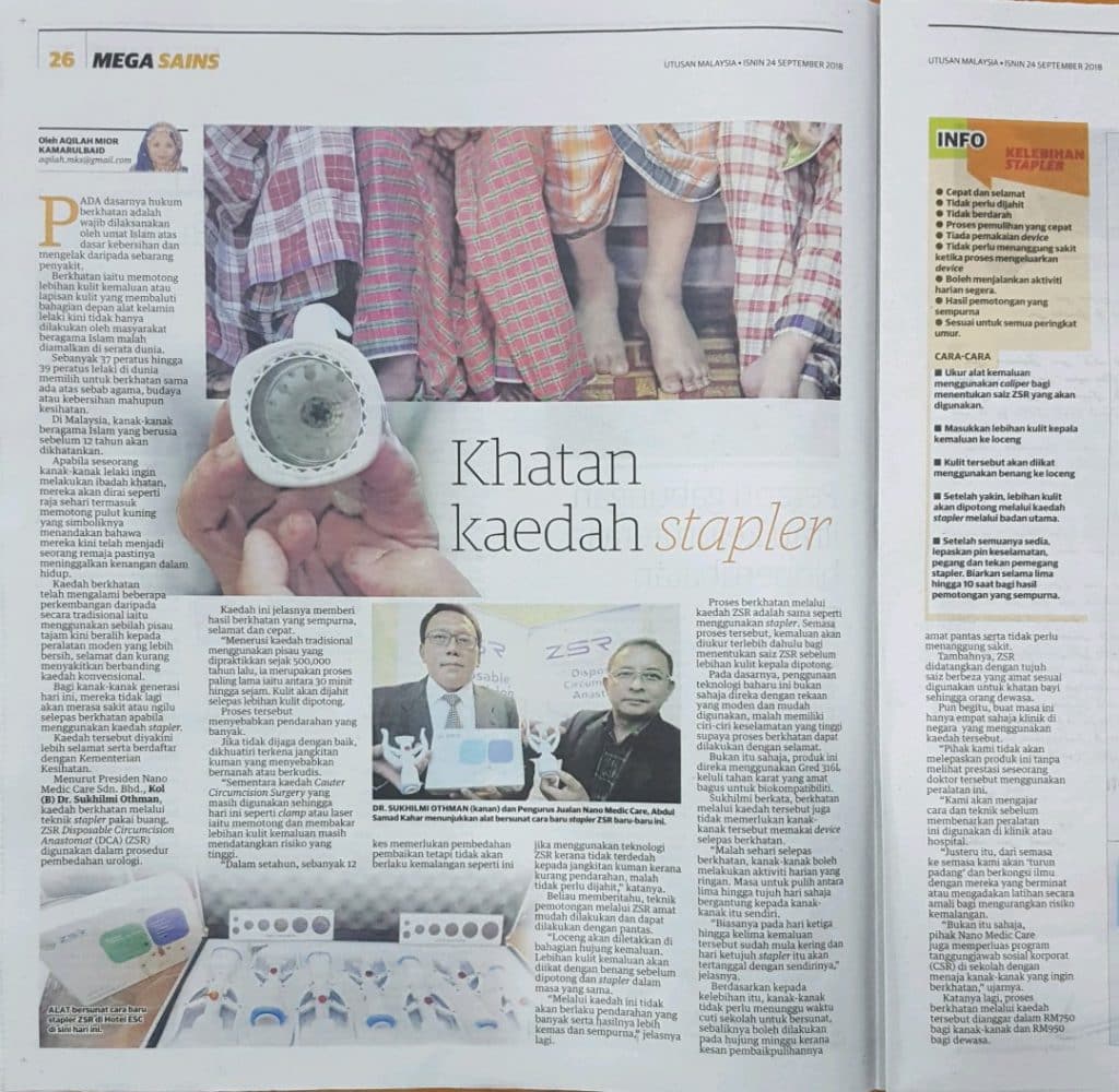 Zsr circumcision malaysia newspaper