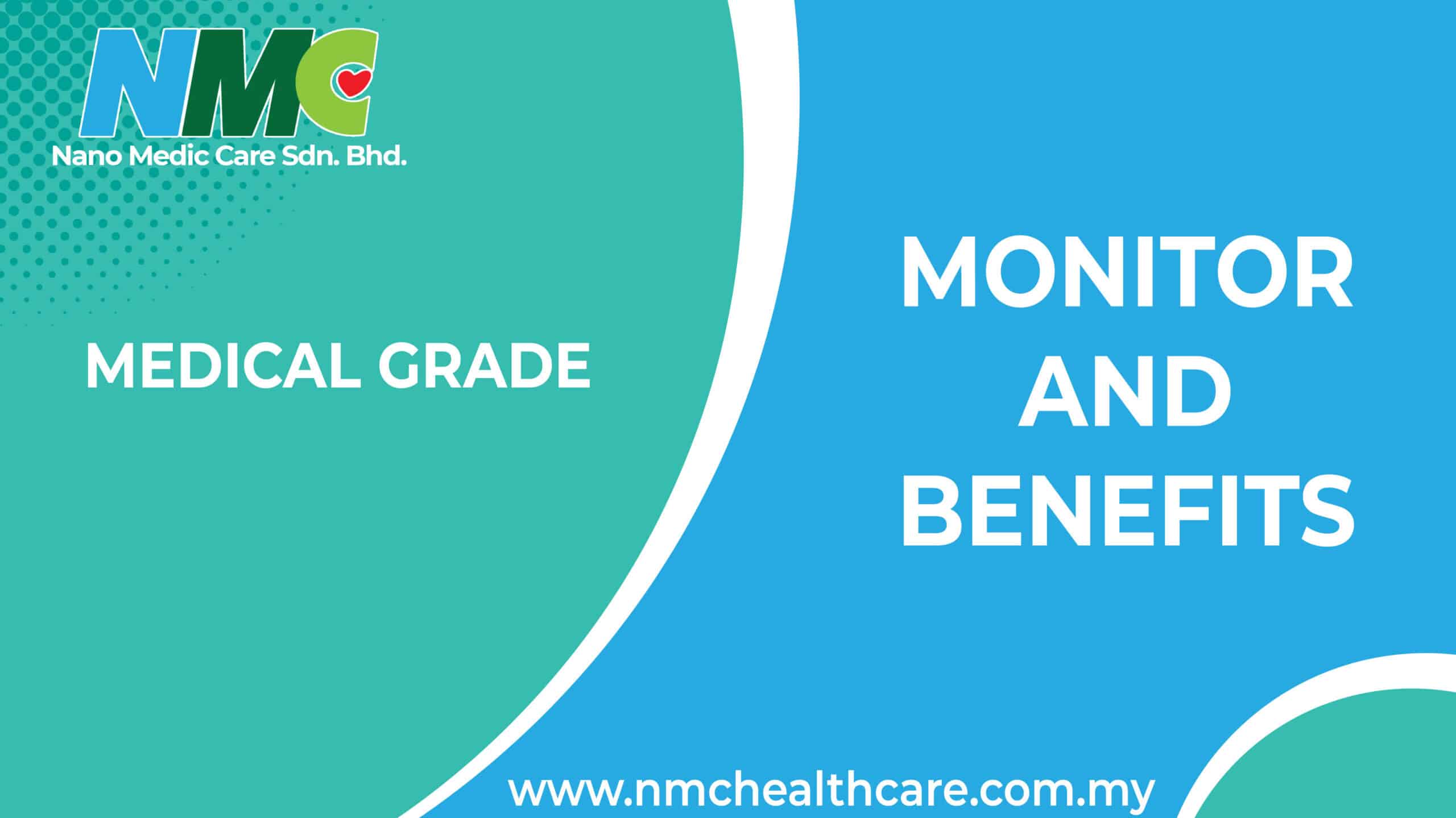Enjoy the benefits of a medical grade monitor.