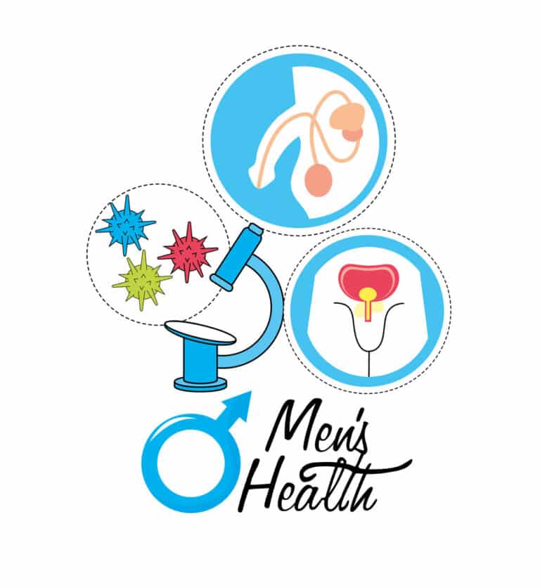 The logo for men's health, emphasizing Balanitis.