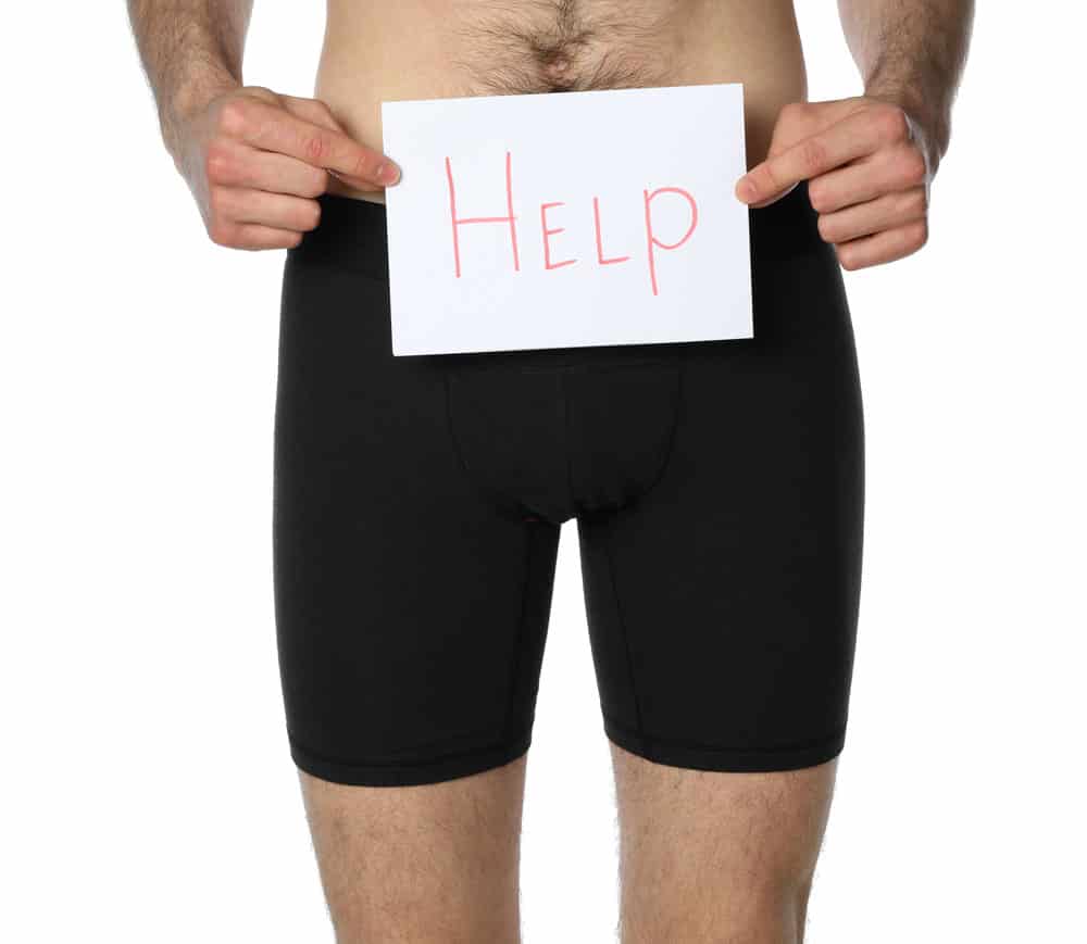 男子内裤上的题词，帮助治疗巴拉尼亚炎 插图
